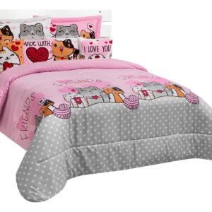 EDREDÓN BOMBON CON FUNDA Y COJÍN INDIVIDUAL