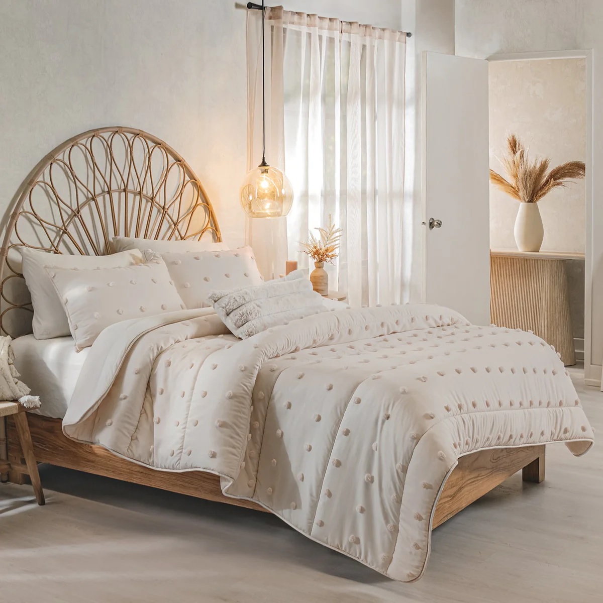 EDREDÓN IVORY MAT/XL VIANNEY