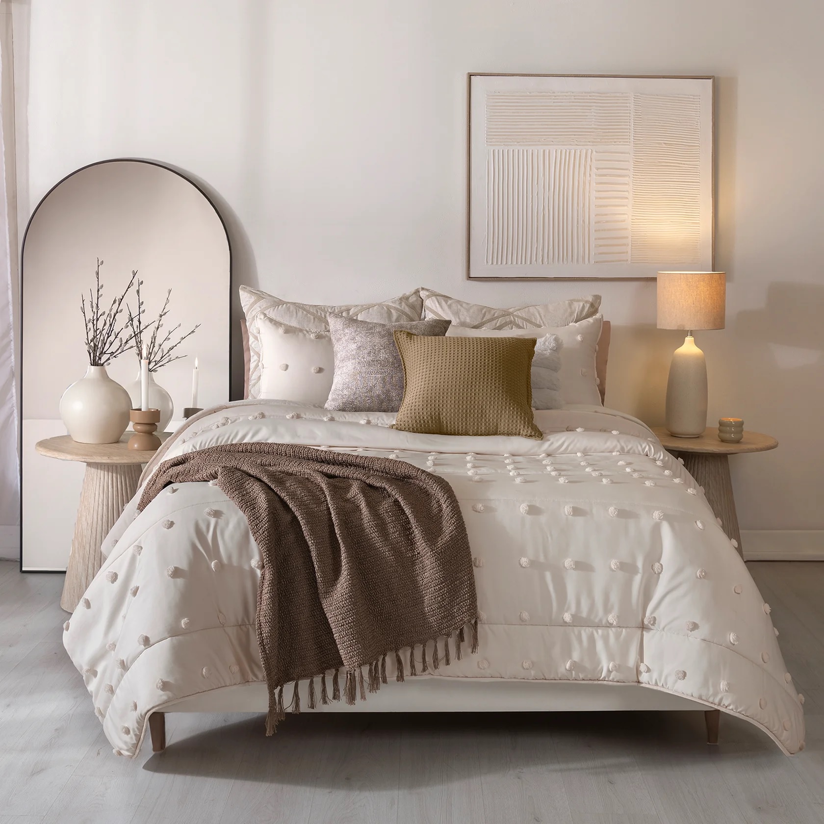 EDREDÓN IVORY MAT/XL VIANNEY - Imagen 2