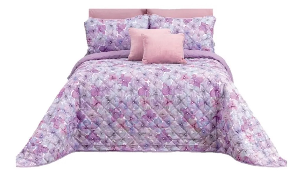 JUEGO DE EDREDÓN LIGERO ULTRA LILY MAT/QS ÍNTIMA - Imagen 2